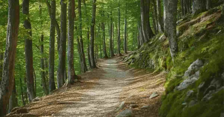 Image showcasing hiking trail at Margalla Hills in Islamabad.