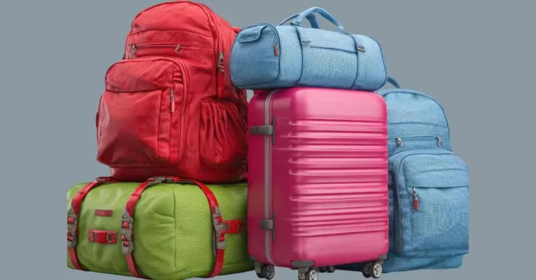Image showcasing traveler bag, backpack, luggage bag and smart suitcase.