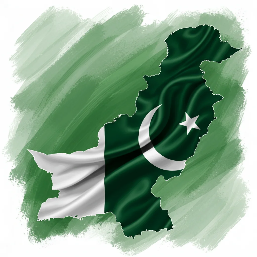 Image showcasing the map of Pakistan for tourists.
